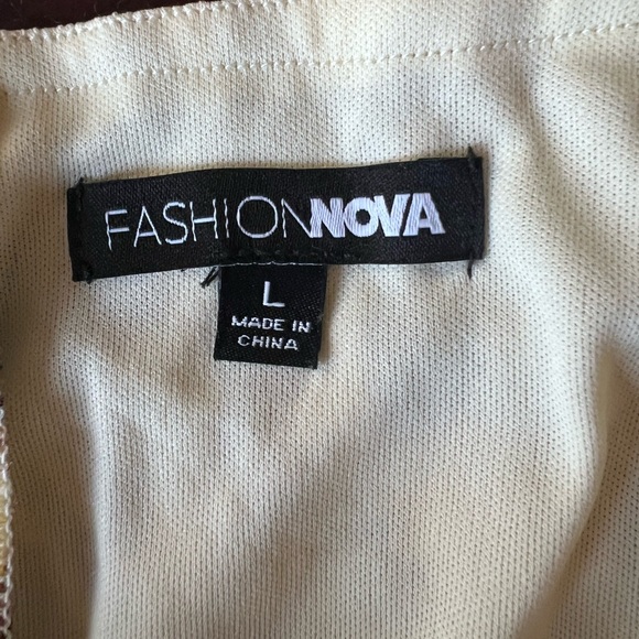 Fashion Nova Leopard Print Maxi Dress with Blue Hem - Picture 12 of 12